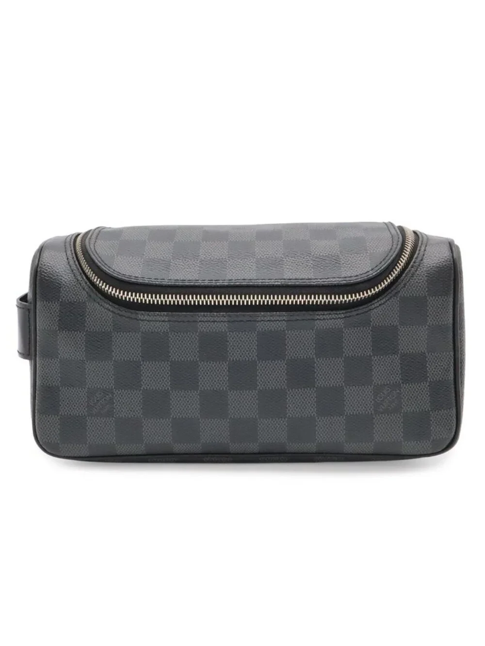 Louis Vuitton Damier Graphite Toilette Pouch Travel Clutch Handbag